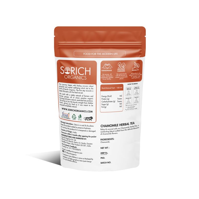 Sorich Organics Rosemary Leaves 100 Gram for Hair Growth and Seasoning Food and Herbal Rosemary Tea | Packed Clean, No Dust| High in Antioxidants | Improve Memory | Protect Vision | Lower Blood Sugar