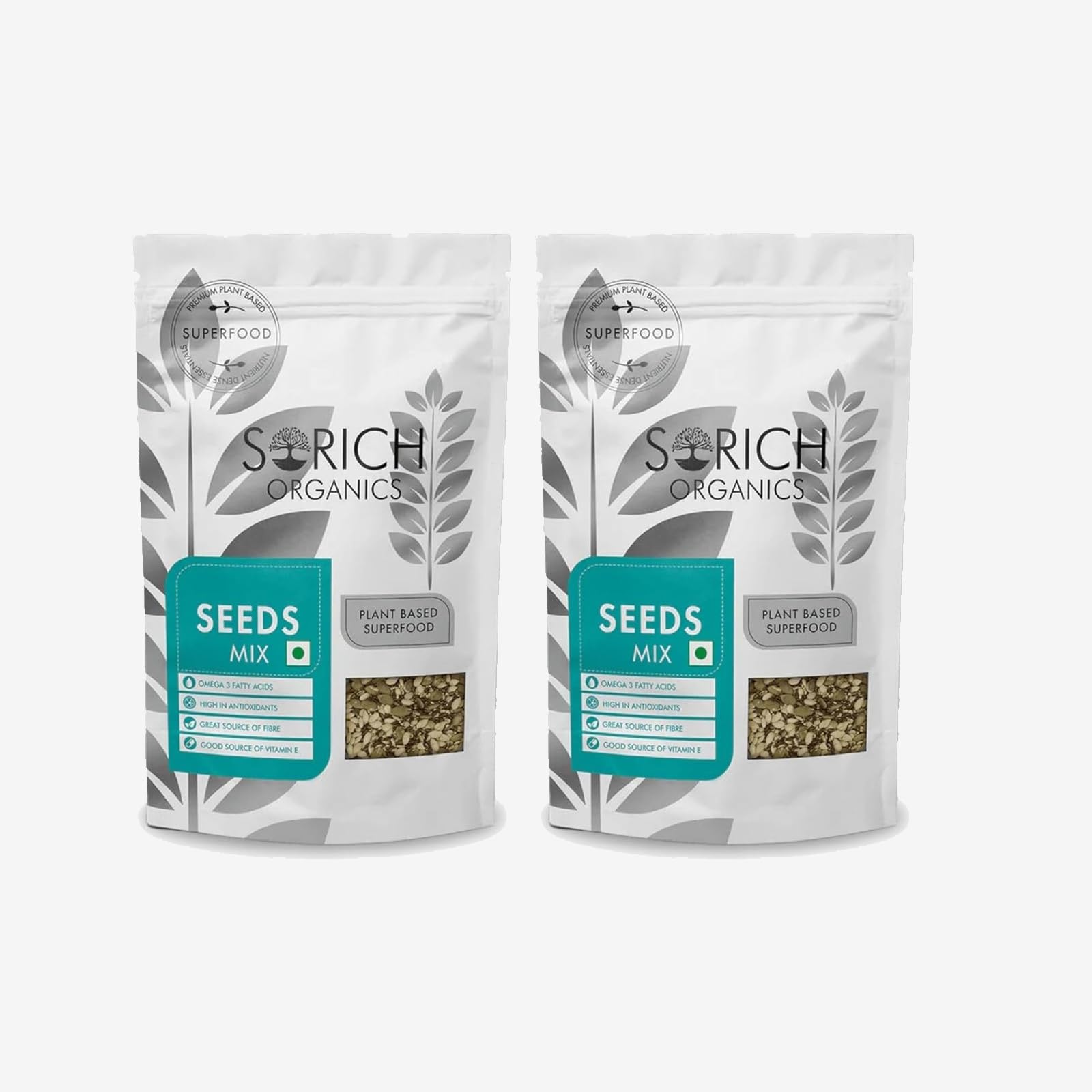 Sorich Organics 6-in-1 Seed Mix 900gm | Healthy Snacks | Mixed Seeds for Eating | Hair Growth | Immunity Booster | High Protein & Fibre | Gluten-Free Diet Food