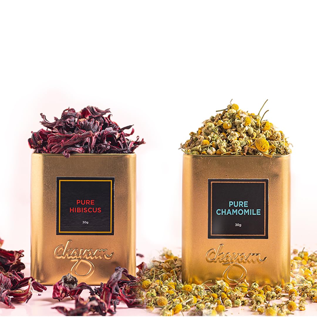 CHAYAM Kashmiri Kahwa Green Tea | 50g Loose Green Tea with Natural Saffron Flavour & Real Cardamom, Cinnamon, Cloves, Almond & Rose Petals | Boosts Immunity & Digestion | Authentic Kashmiri Chai