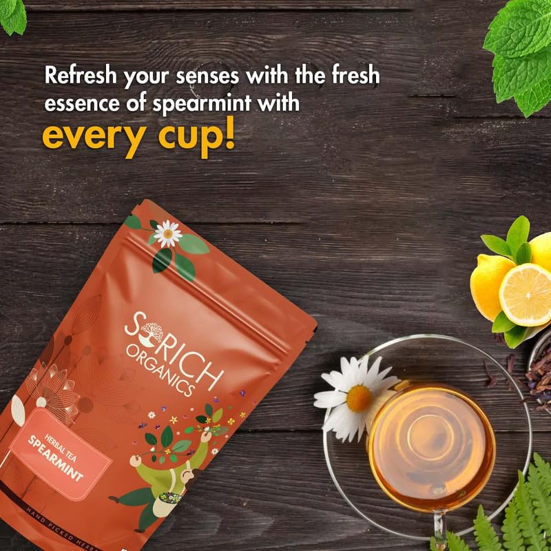 Sorich Organics Rosemary Leaves 100 Gram for Hair Growth and Seasoning Food and Herbal Rosemary Tea | Packed Clean, No Dust| High in Antioxidants | Improve Memory | Protect Vision | Lower Blood Sugar