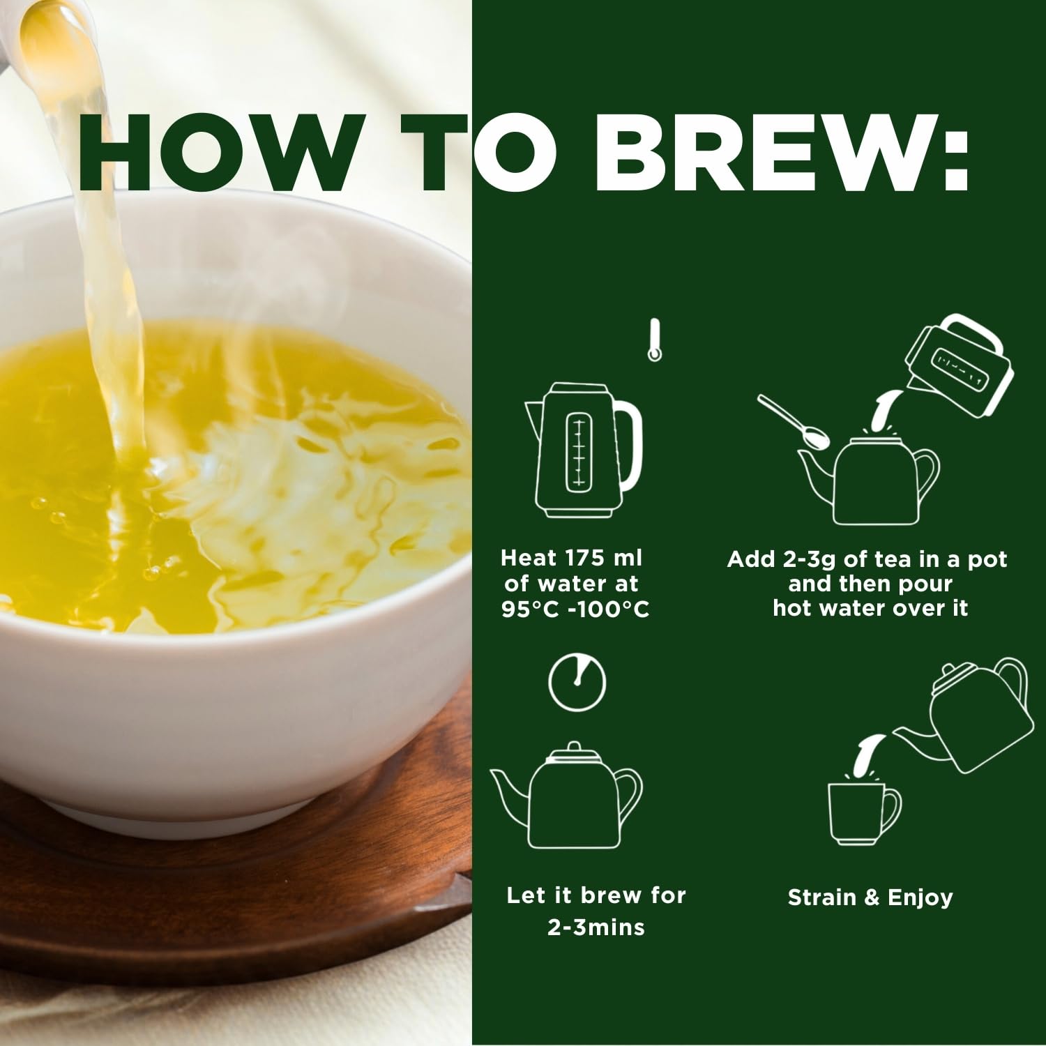 CHAYAM Kashmiri Kahwa Green Tea | 50g Loose Green Tea with Natural Saffron Flavour & Real Cardamom, Cinnamon, Cloves, Almond & Rose Petals | Boosts Immunity & Digestion | Authentic Kashmiri Chai