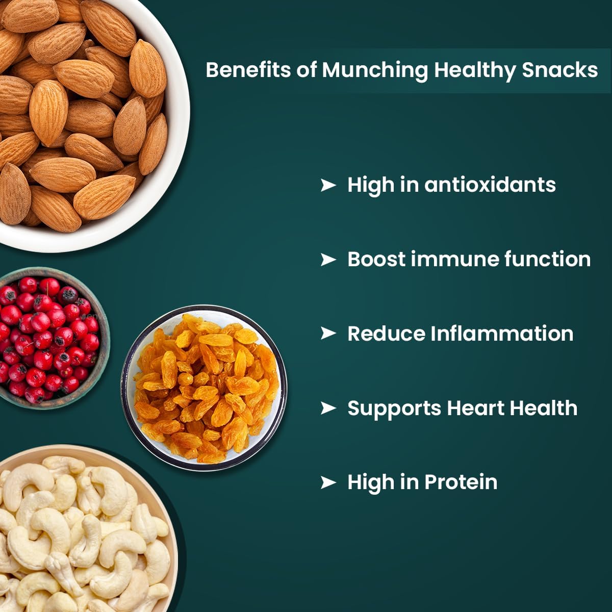 Sorich Organics 6-in-1 Seed Mix 900gm | Healthy Snacks | Mixed Seeds for Eating | Hair Growth | Immunity Booster | High Protein & Fibre | Gluten-Free Diet Food