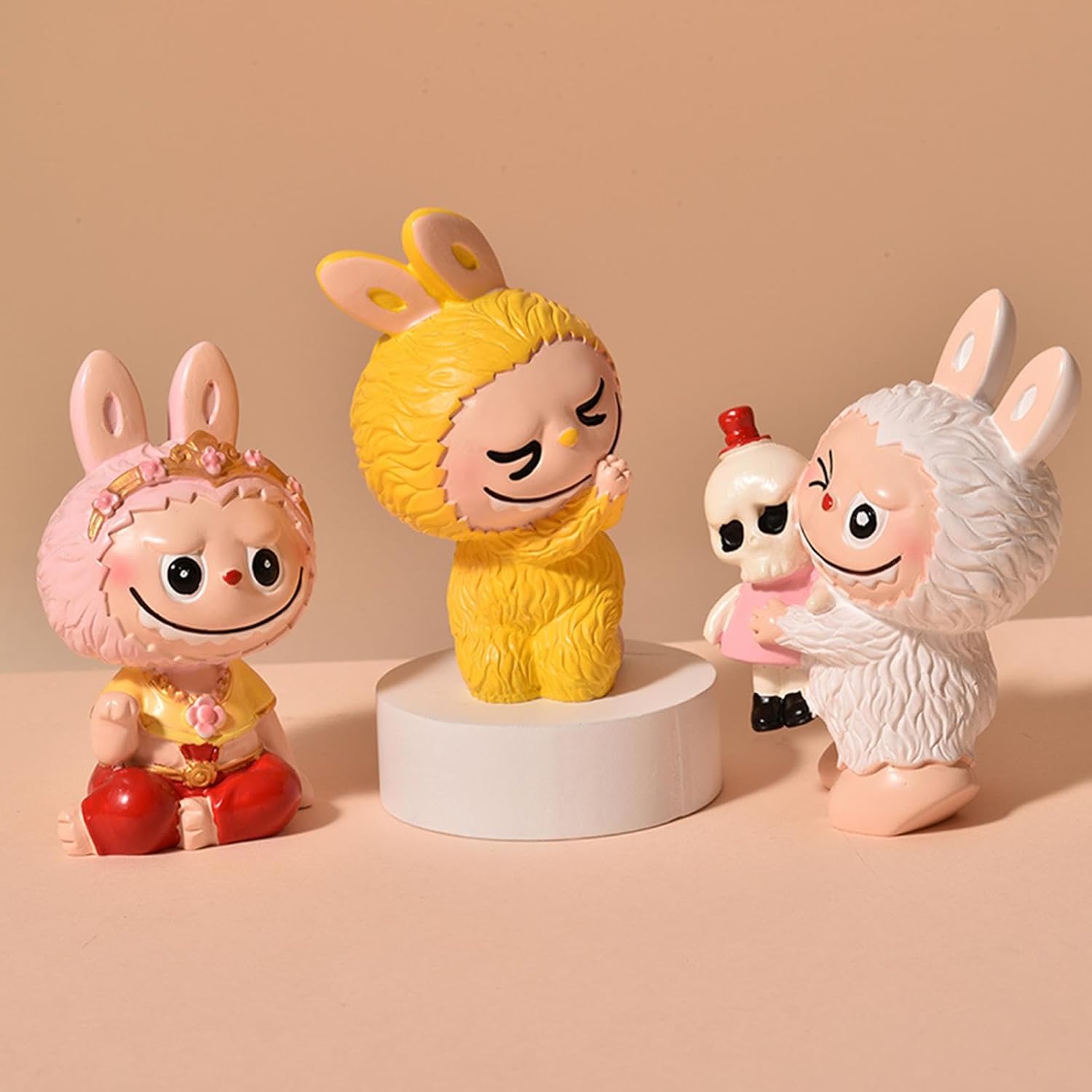 Lyla 8Pcs Mystery Toy Box Desktop Decor Cute Mini Figure Dolls for Boys Children Kids