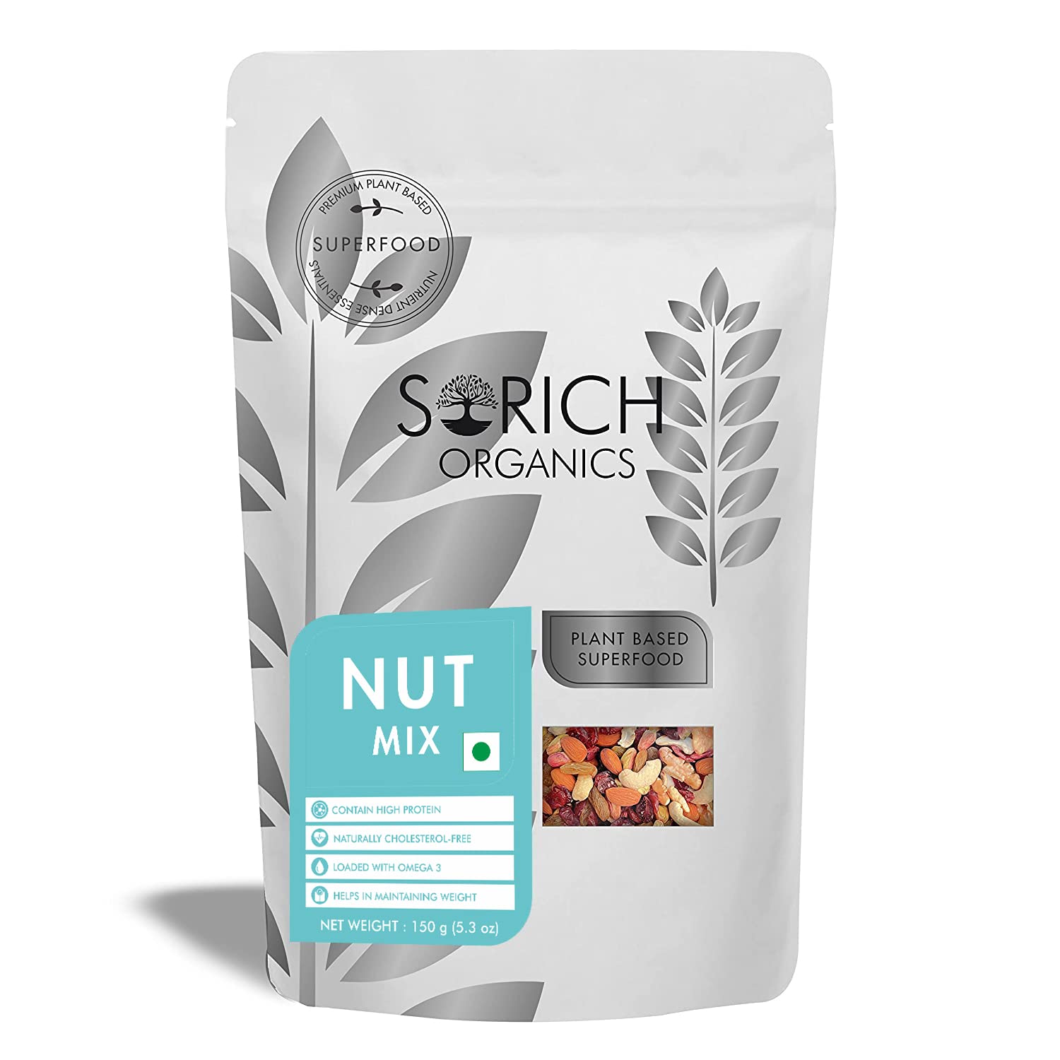 Sorich Organics 6-in-1 Seed Mix 900gm | Healthy Snacks | Mixed Seeds for Eating | Hair Growth | Immunity Booster | High Protein & Fibre | Gluten-Free Diet Food