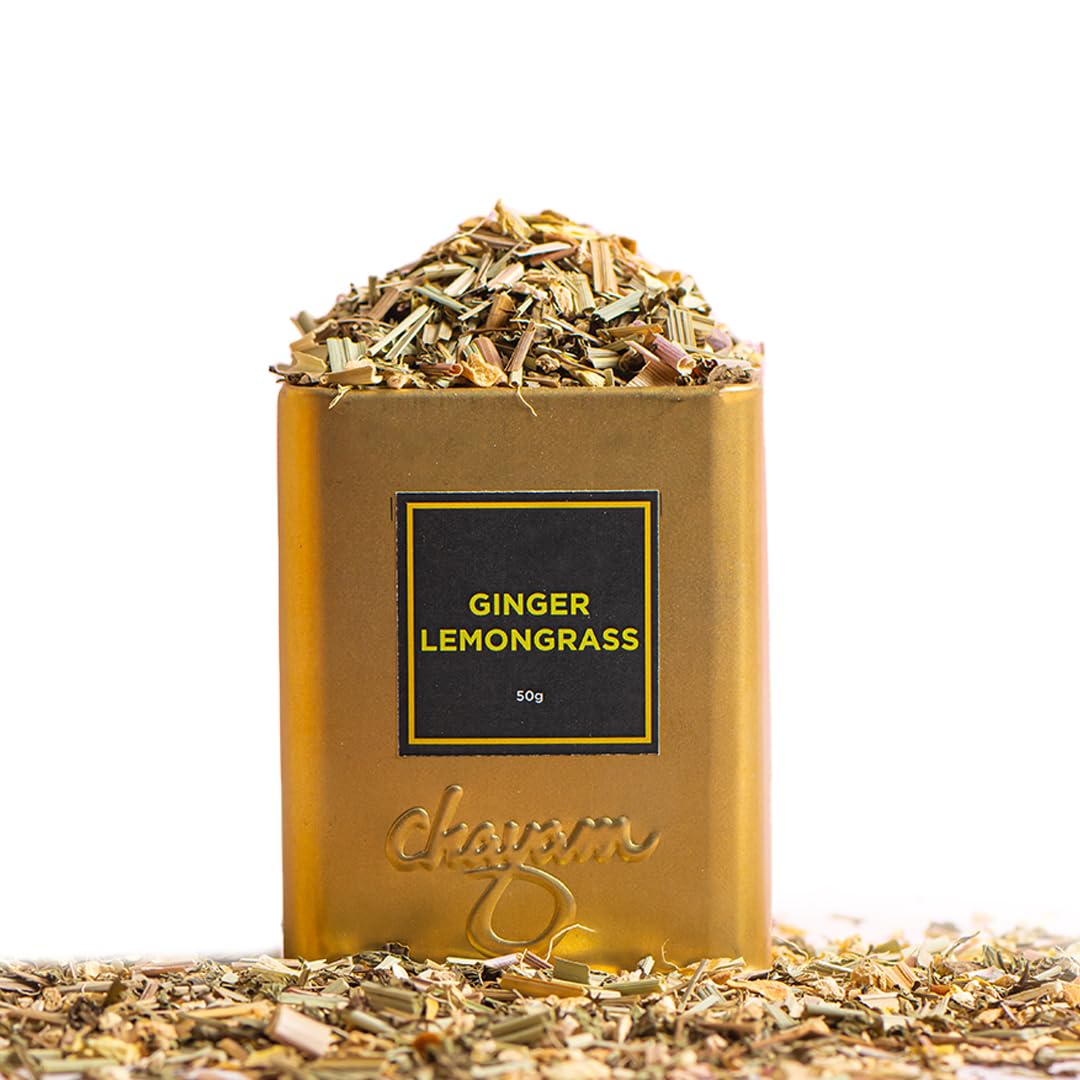CHAYAM Kashmiri Kahwa Green Tea | 50g Loose Green Tea with Natural Saffron Flavour & Real Cardamom, Cinnamon, Cloves, Almond & Rose Petals | Boosts Immunity & Digestion | Authentic Kashmiri Chai