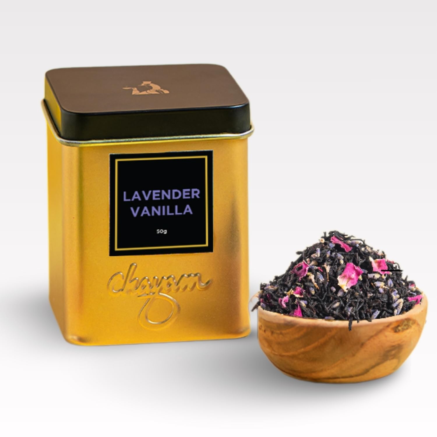 CHAYAM Kashmiri Kahwa Green Tea | 50g Loose Green Tea with Natural Saffron Flavour & Real Cardamom, Cinnamon, Cloves, Almond & Rose Petals | Boosts Immunity & Digestion | Authentic Kashmiri Chai