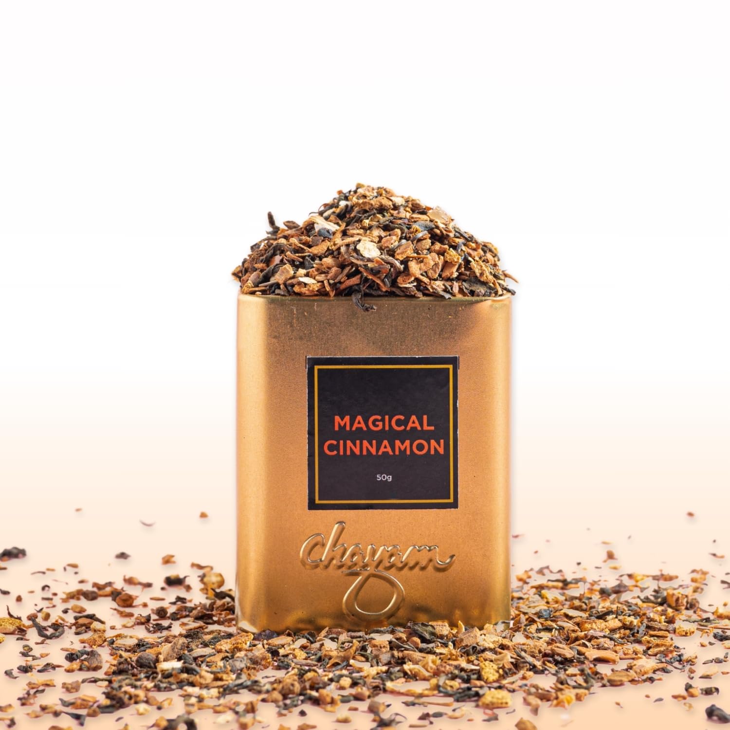 CHAYAM Kashmiri Kahwa Green Tea | 50g Loose Green Tea with Natural Saffron Flavour & Real Cardamom, Cinnamon, Cloves, Almond & Rose Petals | Boosts Immunity & Digestion | Authentic Kashmiri Chai