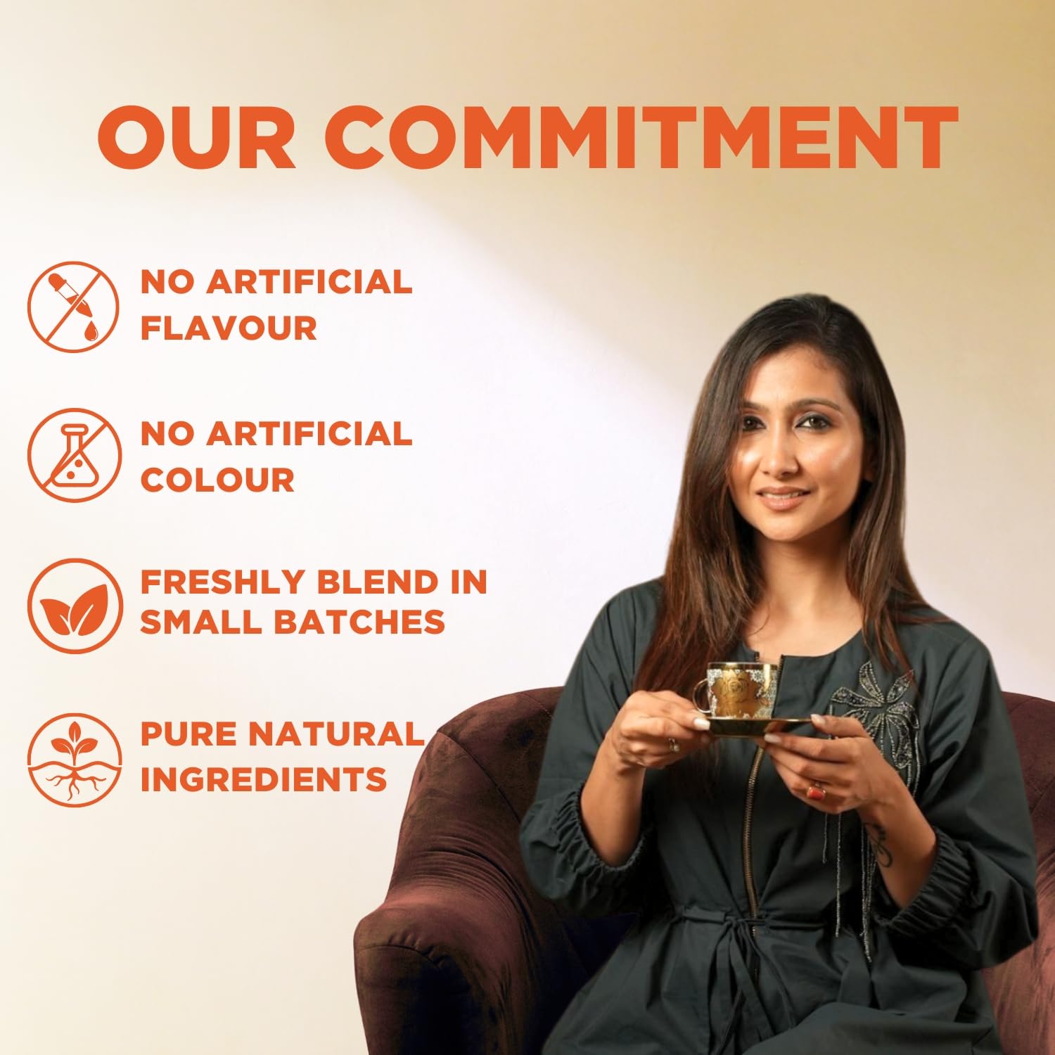 CHAYAM Kashmiri Kahwa Green Tea | 50g Loose Green Tea with Natural Saffron Flavour & Real Cardamom, Cinnamon, Cloves, Almond & Rose Petals | Boosts Immunity & Digestion | Authentic Kashmiri Chai