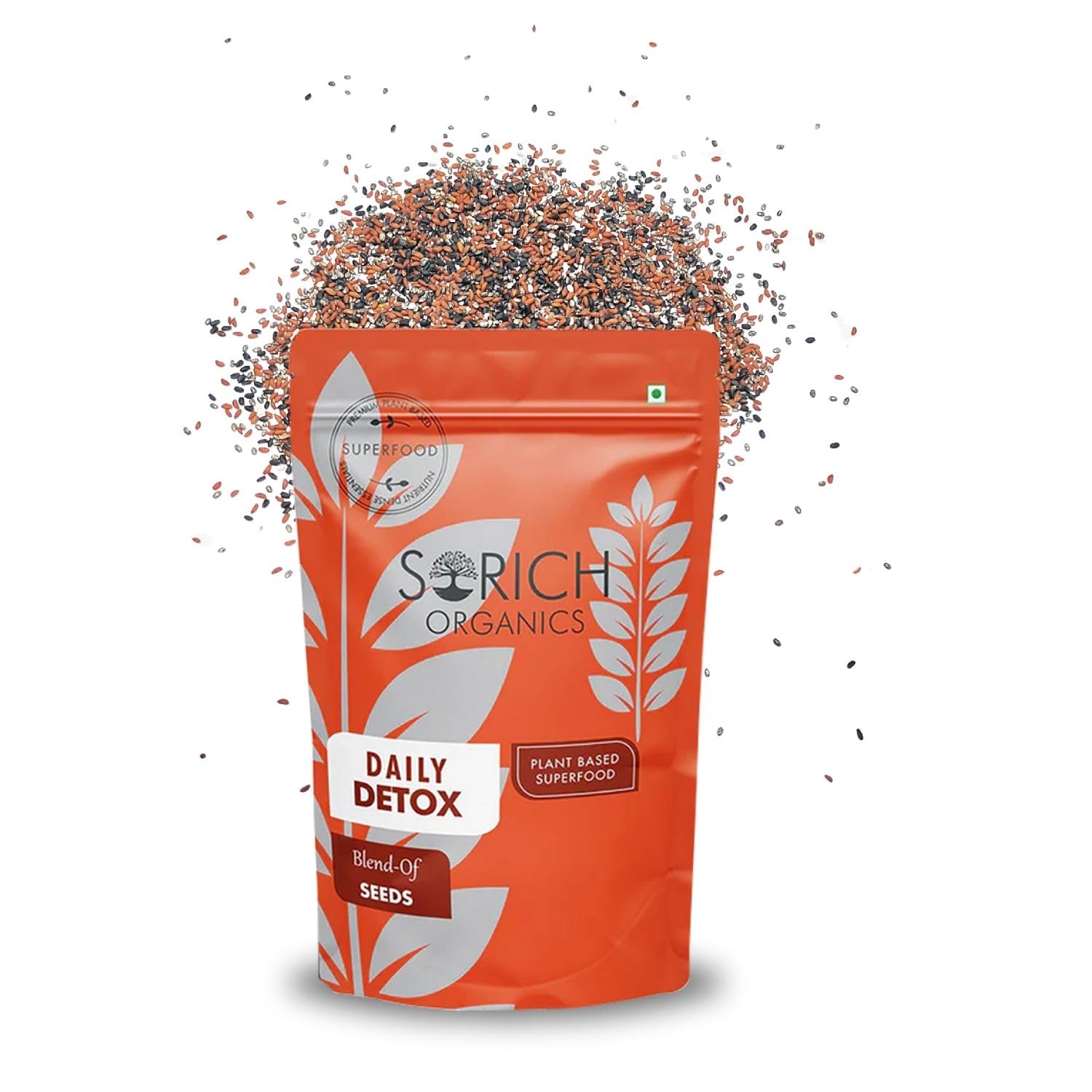 Sorich Organics 6-in-1 Seed Mix 900gm | Healthy Snacks | Mixed Seeds for Eating | Hair Growth | Immunity Booster | High Protein & Fibre | Gluten-Free Diet Food