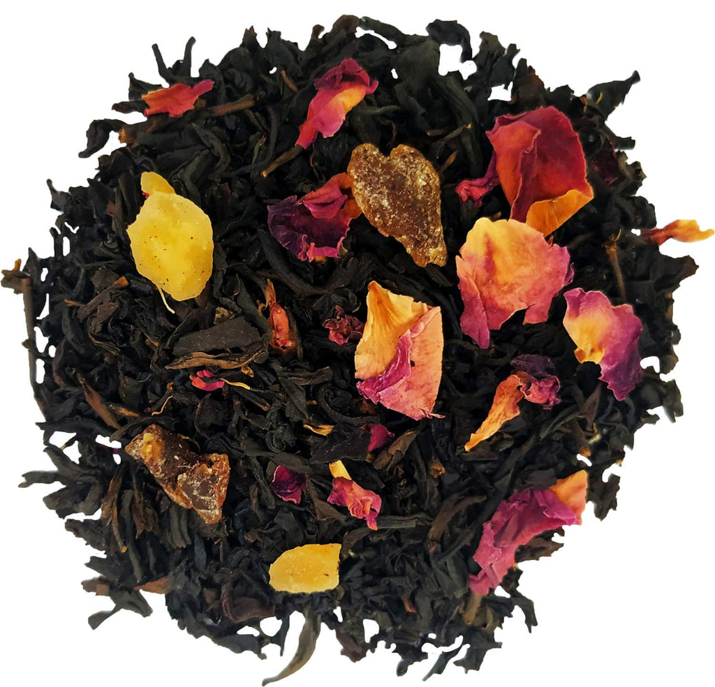 TGL Co. Rose Glow Black Tea (16 Tea Bags) | Radiant Skin & Hair | Rich in Antioxidants | Anti-Aging Benefits | Nourishes & Revitalizes | Floral & Refreshing Flavor