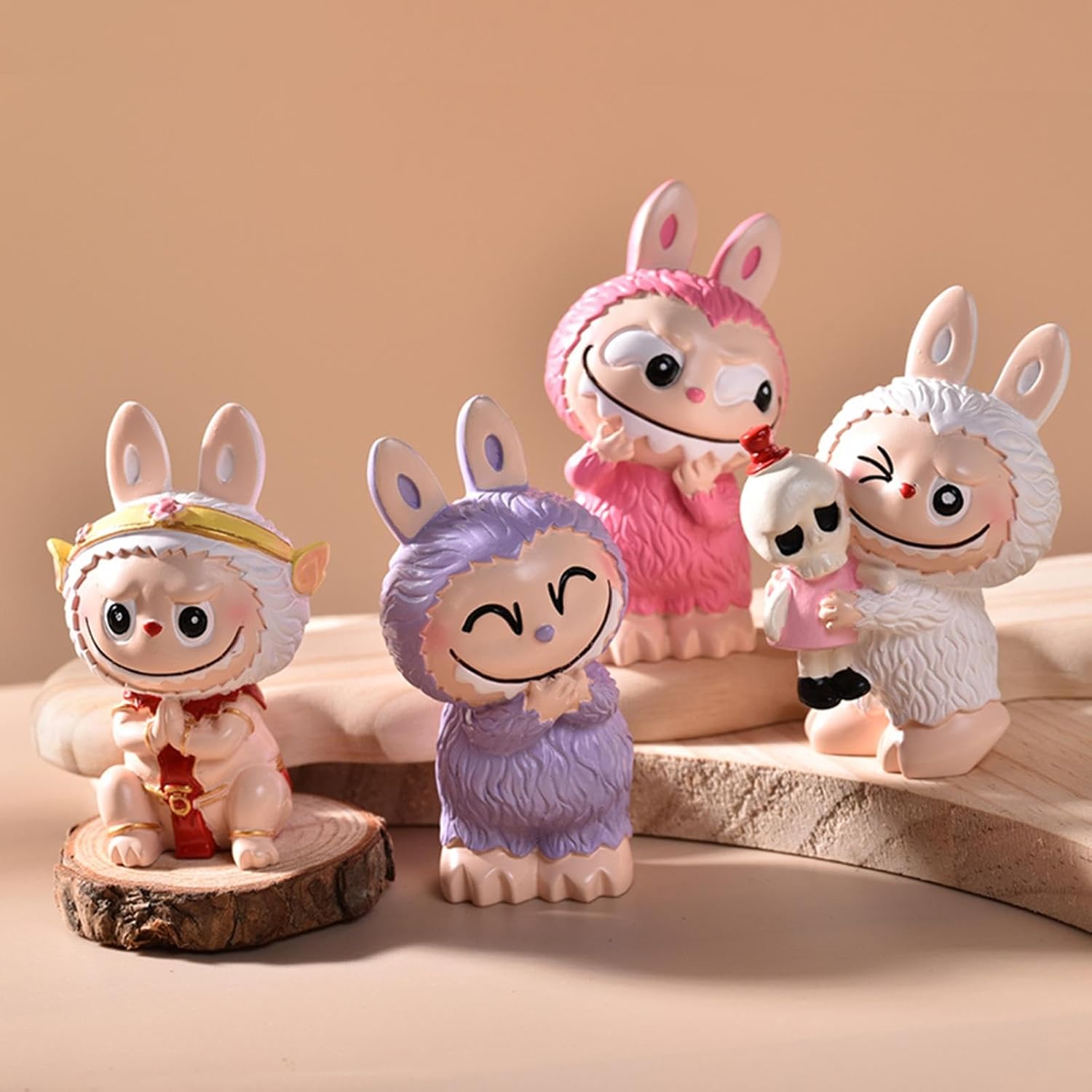 Lyla 8Pcs Mystery Toy Box Desktop Decor Cute Mini Figure Dolls for Boys Children Kids