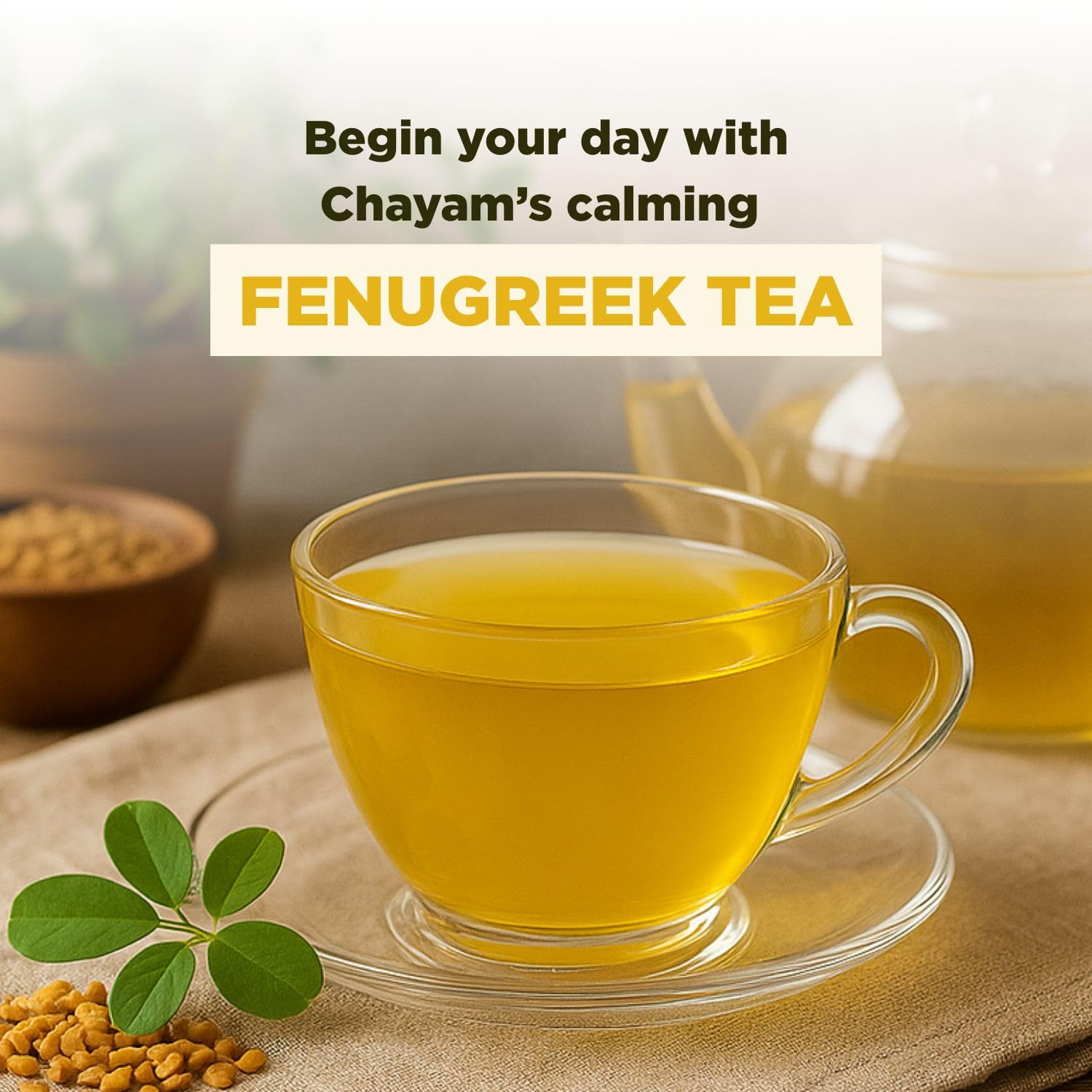 CHAYAM Kashmiri Kahwa Green Tea | 50g Loose Green Tea with Natural Saffron Flavour & Real Cardamom, Cinnamon, Cloves, Almond & Rose Petals | Boosts Immunity & Digestion | Authentic Kashmiri Chai