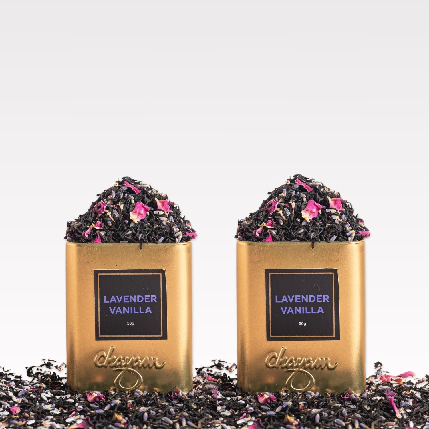 CHAYAM Kashmiri Kahwa Green Tea | 50g Loose Green Tea with Natural Saffron Flavour & Real Cardamom, Cinnamon, Cloves, Almond & Rose Petals | Boosts Immunity & Digestion | Authentic Kashmiri Chai