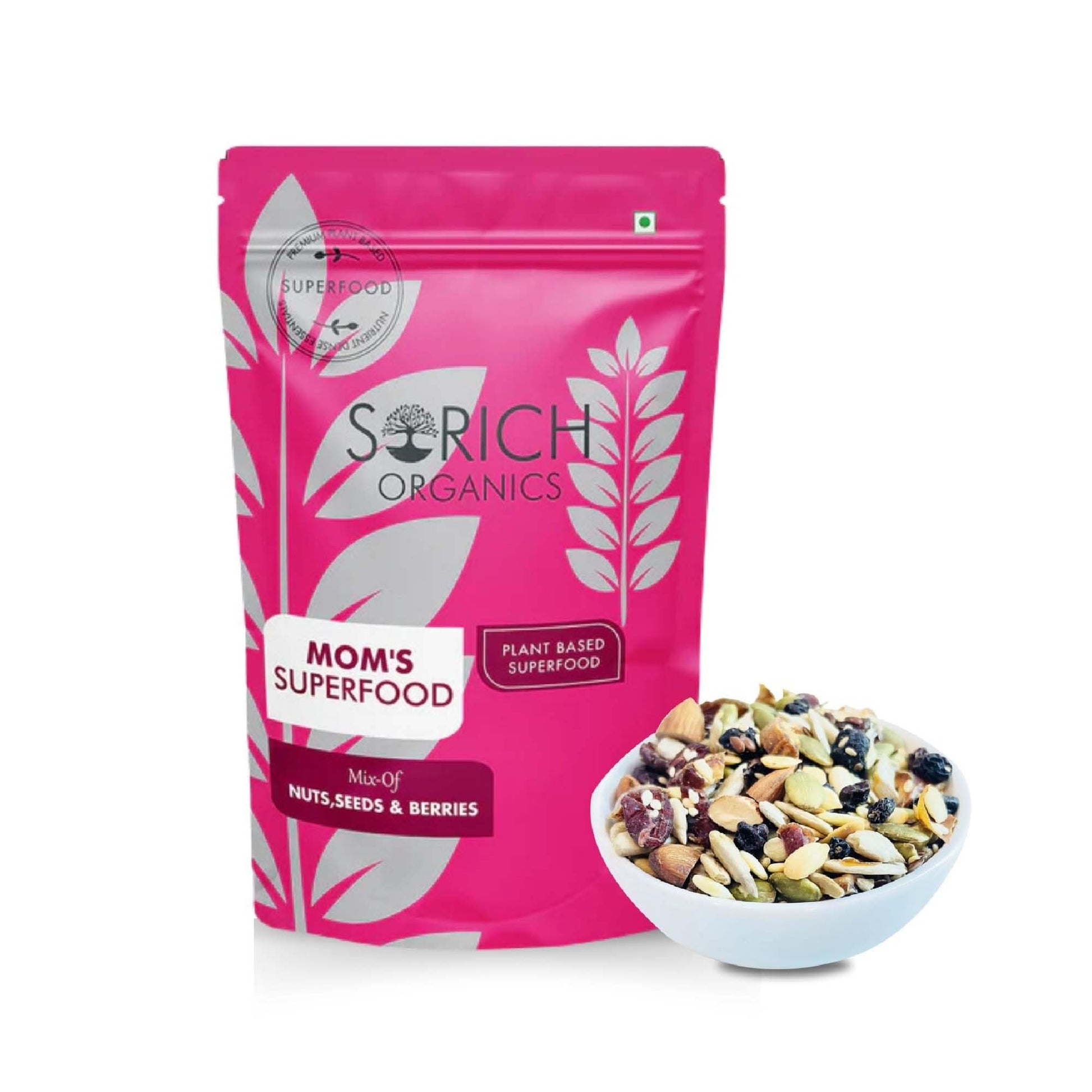 Sorich Organics 6-in-1 Seed Mix 900gm | Healthy Snacks | Mixed Seeds for Eating | Hair Growth | Immunity Booster | High Protein & Fibre | Gluten-Free Diet Food