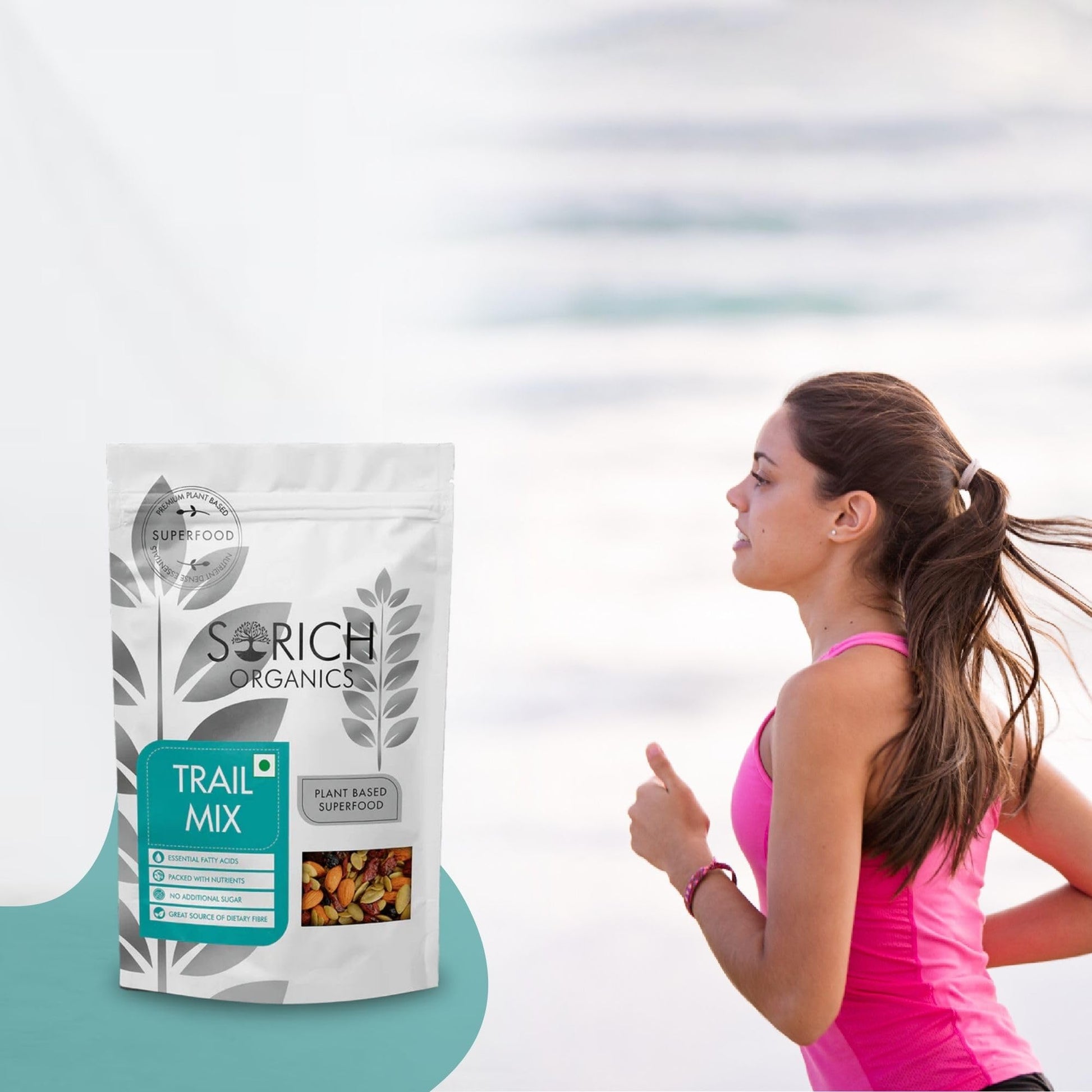 Sorich Organics 6-in-1 Seed Mix 900gm | Healthy Snacks | Mixed Seeds for Eating | Hair Growth | Immunity Booster | High Protein & Fibre | Gluten-Free Diet Food