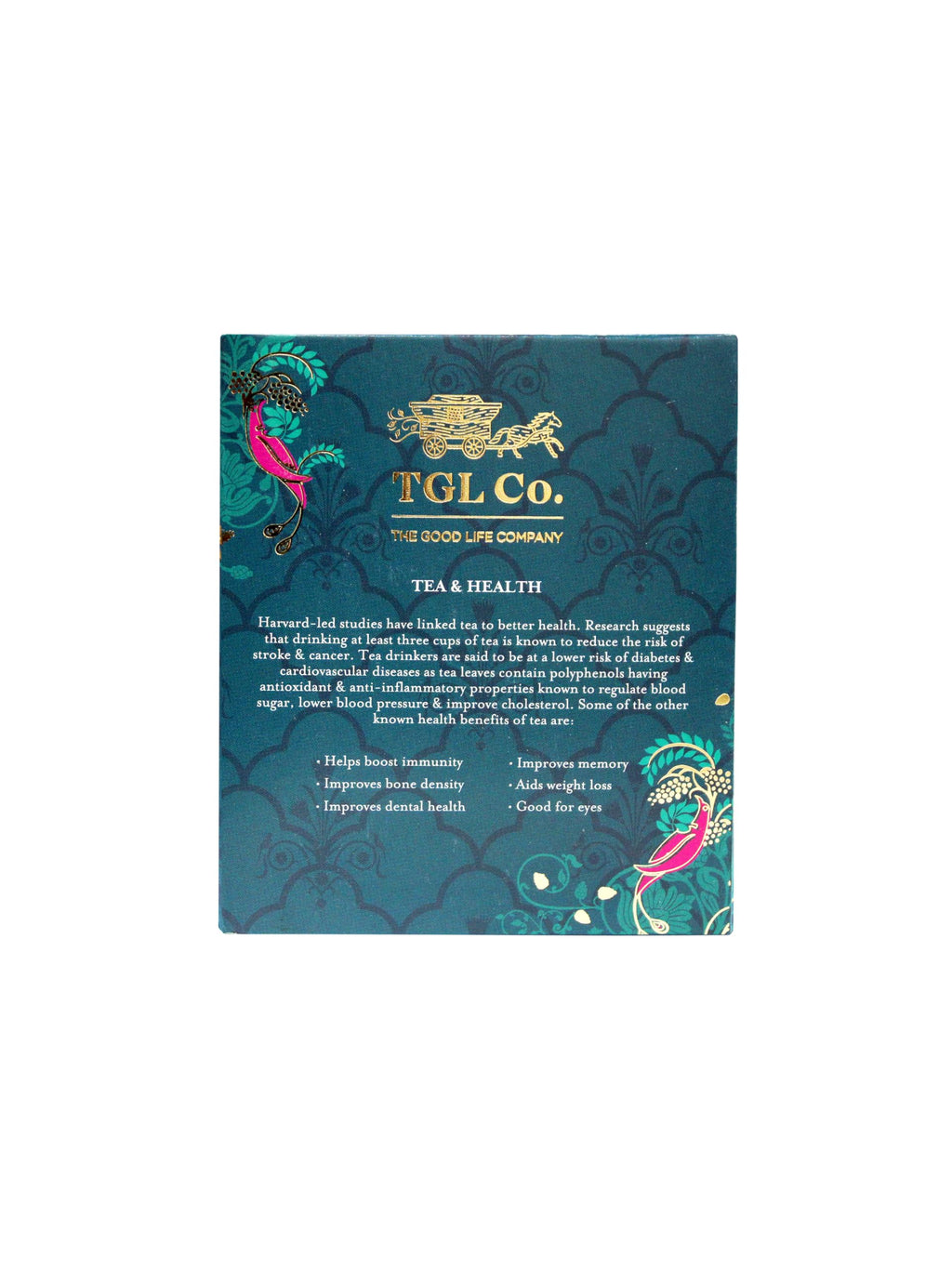 TGL Co. Rose Glow Black Tea (16 Tea Bags) | Radiant Skin & Hair | Rich in Antioxidants | Anti-Aging Benefits | Nourishes & Revitalizes | Floral & Refreshing Flavor