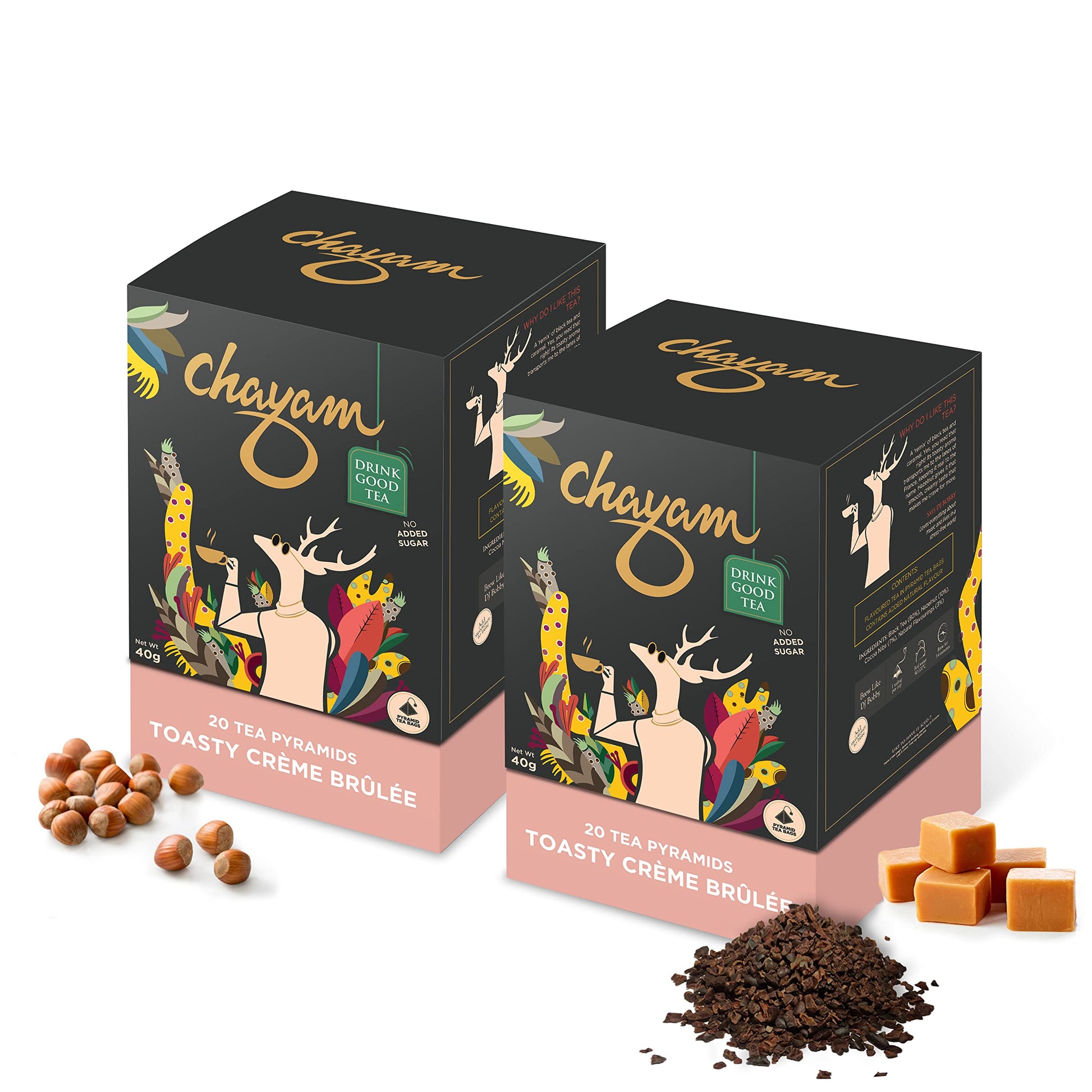 CHAYAM Kashmiri Kahwa Green Tea | 50g Loose Green Tea with Natural Saffron Flavour & Real Cardamom, Cinnamon, Cloves, Almond & Rose Petals | Boosts Immunity & Digestion | Authentic Kashmiri Chai